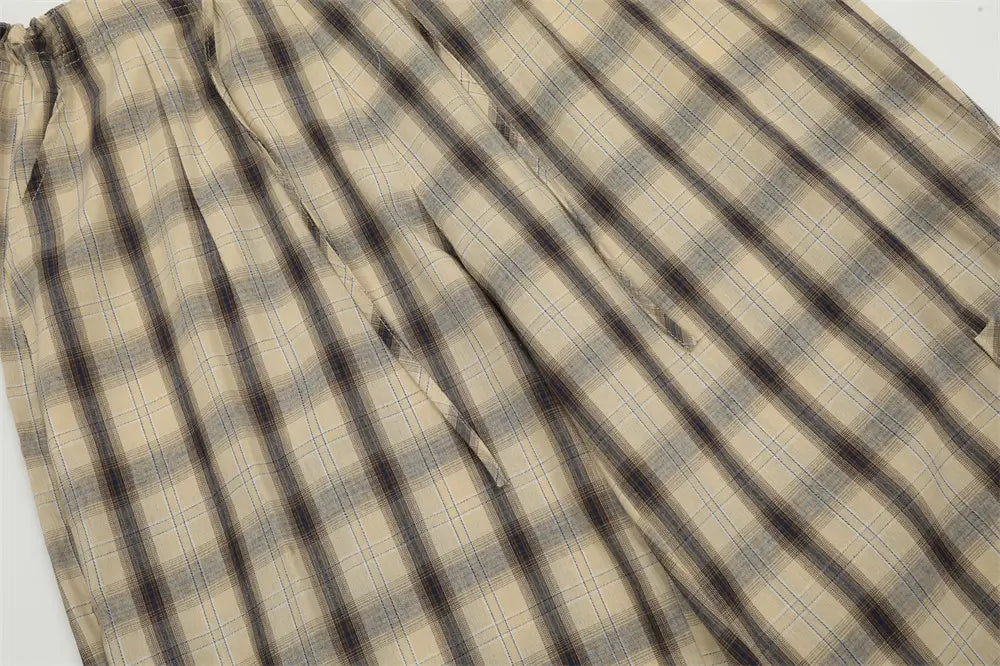 Fashion Personality Plaid Casual Trousers For Men