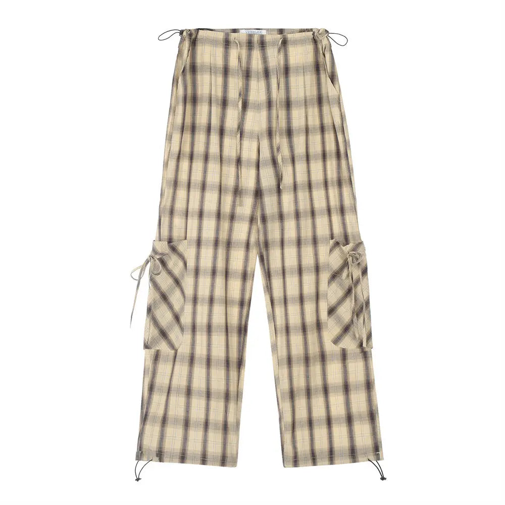 Fashion Personality Plaid Casual Trousers For Men