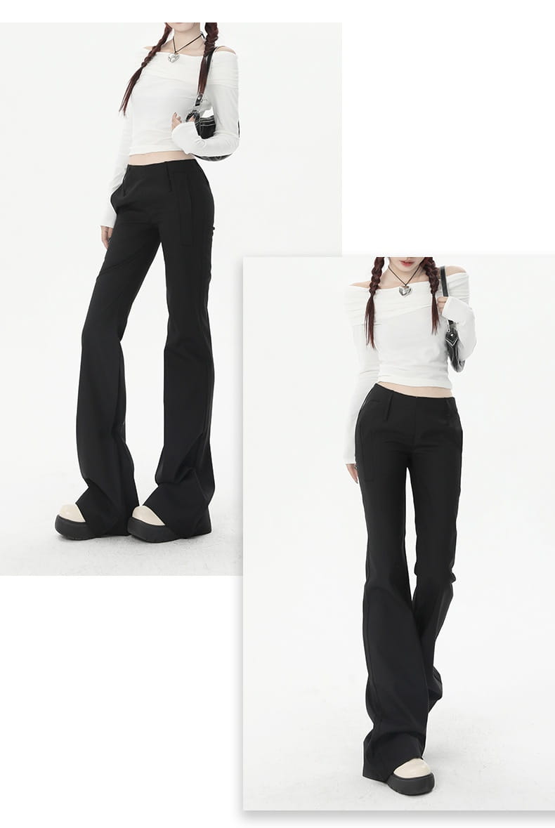 Autumn New Black Retro Casual Pants Women