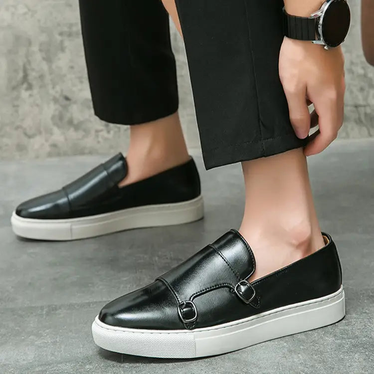 Fashion Loafers Men’s Business Casual Slip-on Flats Shoes