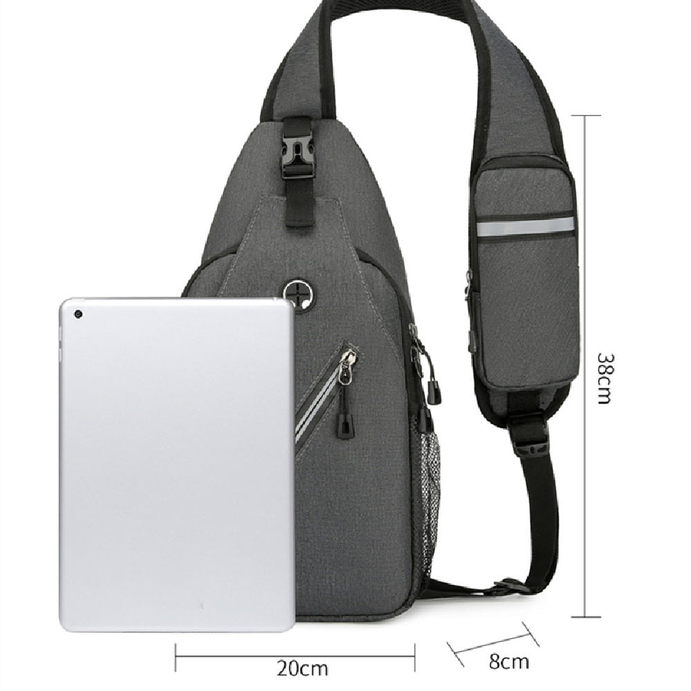 New Multifunctional Men’s Shoulder Crossbody Bag Male Hard-Wearing Canvas Shoulder Messenger Bags Chest Bag