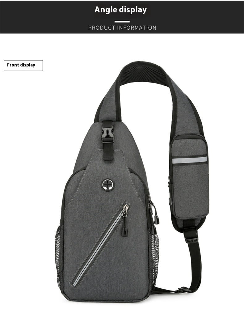 New Multifunctional Men’s Shoulder Crossbody Bag Male Hard-Wearing Canvas Shoulder Messenger Bags Chest Bag