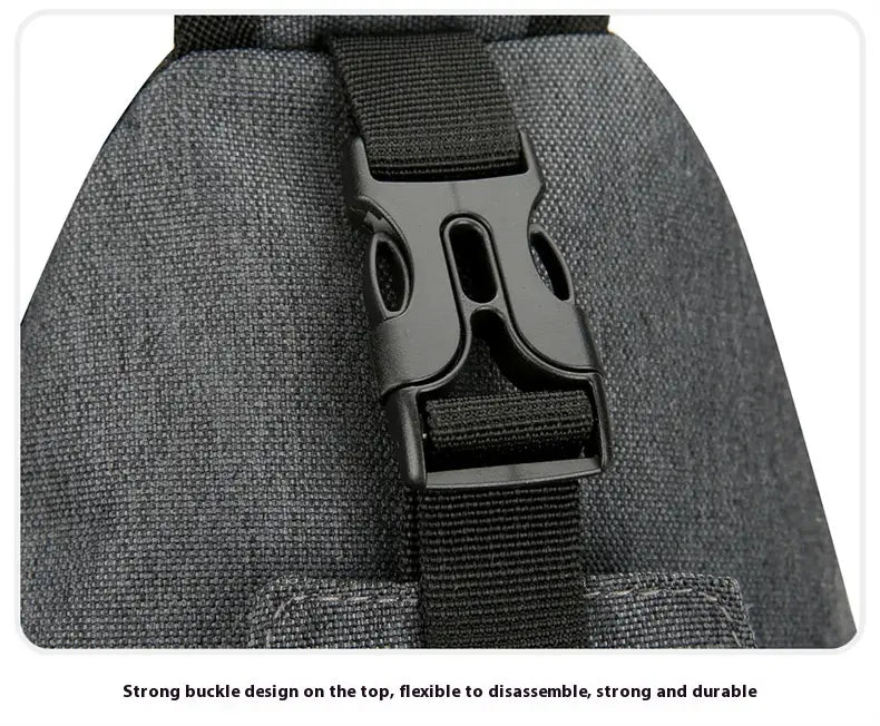 New Multifunctional Men’s Shoulder Crossbody Bag Male Hard-Wearing Canvas Shoulder Messenger Bags Chest Bag