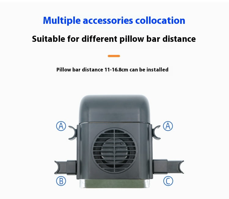 Car Fan Magnetic Fan Car Cooler Silent Wireless Charging USB Fan 3Speed Adjustable Universal Car Rear Seat Auto Cooling
