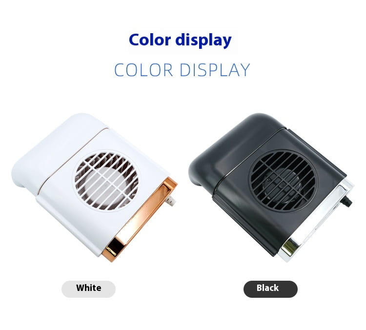 Car Fan Magnetic Fan Car Cooler Silent Wireless Charging USB Fan 3Speed Adjustable Universal Car Rear Seat Auto Cooling