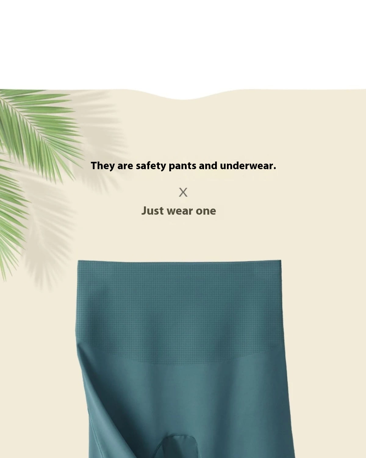 High Waist Seamless Safety Pants Underwear Women’s Anti-exposure Non-curling Belly Contracting Hip Lifting