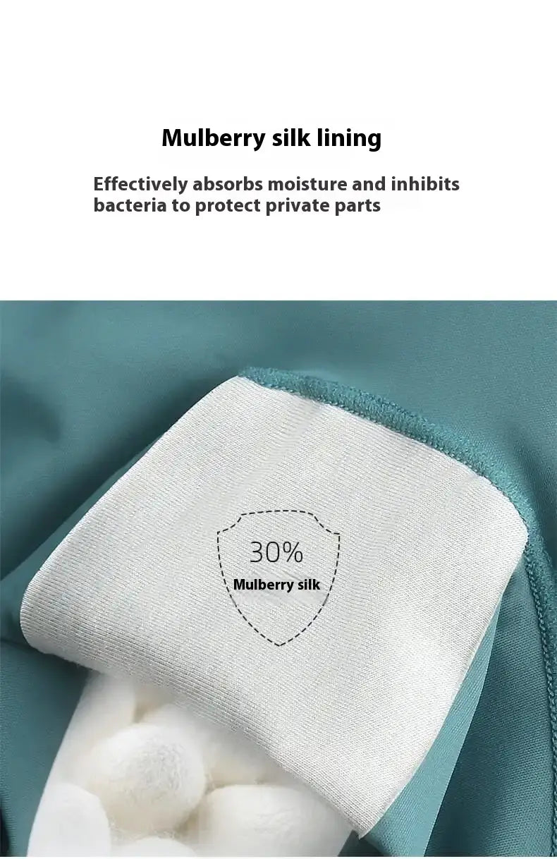 High Waist Seamless Safety Pants Underwear Women’s Anti-exposure Non-curling Belly Contracting Hip Lifting