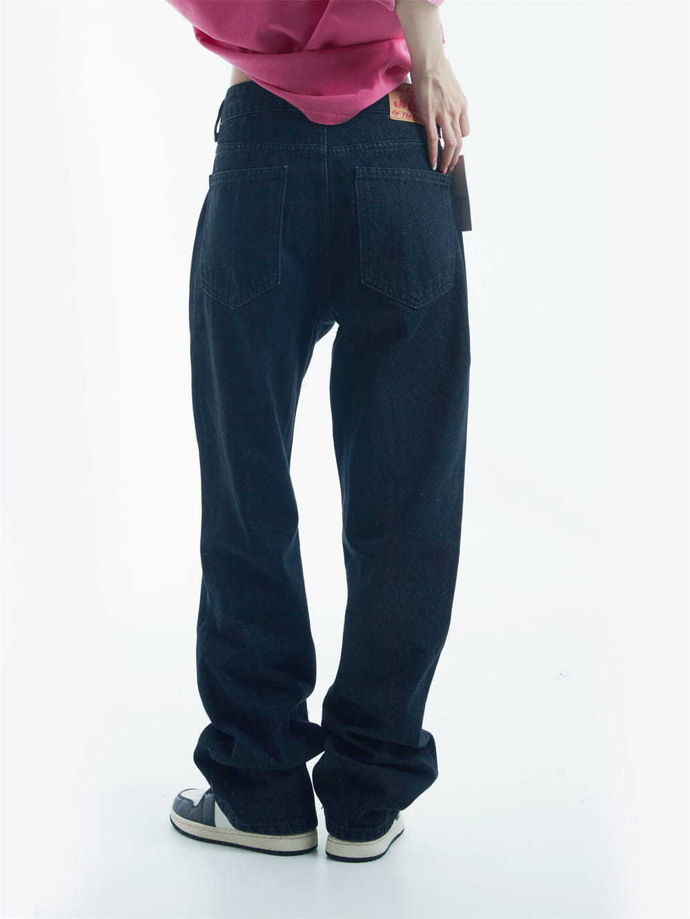 Denim Straight-leg Trousers Men And Women