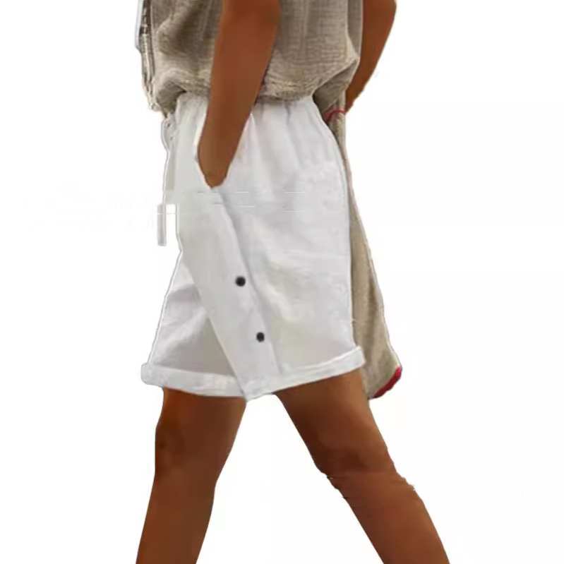 Women’s Tied Elastic Waist Shorts