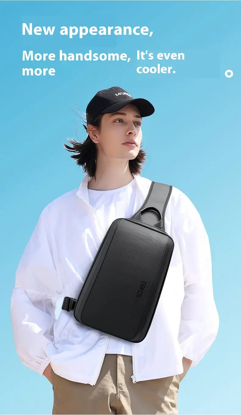 Chest Bag Men’s Messenger Bag Lightweight Casual Shoulder Bag