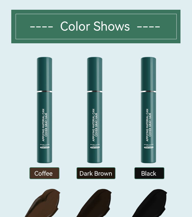 Gray Hair Color Supplement Brush