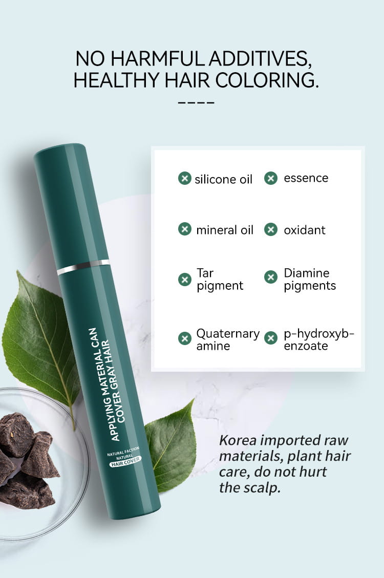 Gray Hair Color Supplement Brush