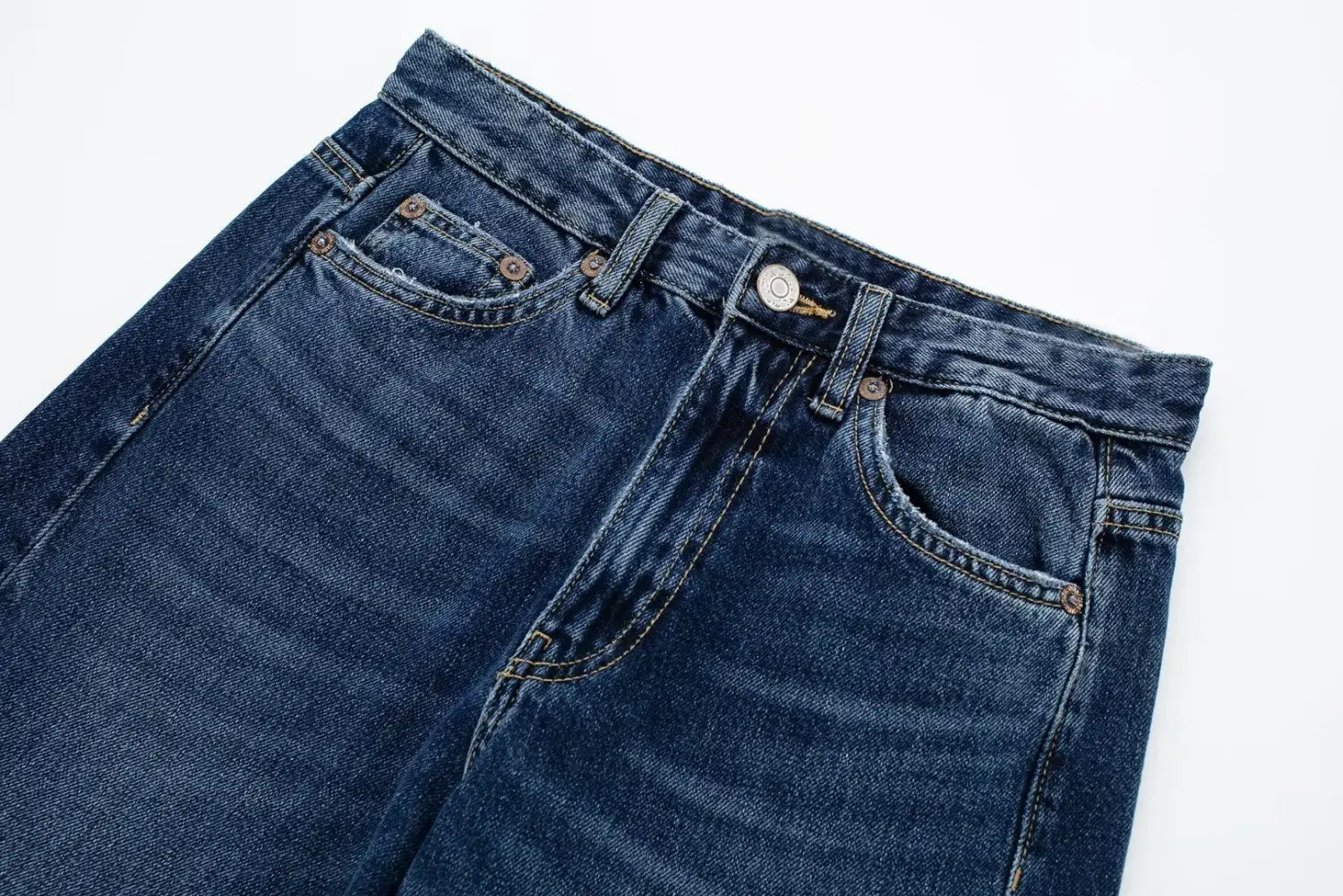 Women’s Fashionable Casual Wide-leg Long Jeans