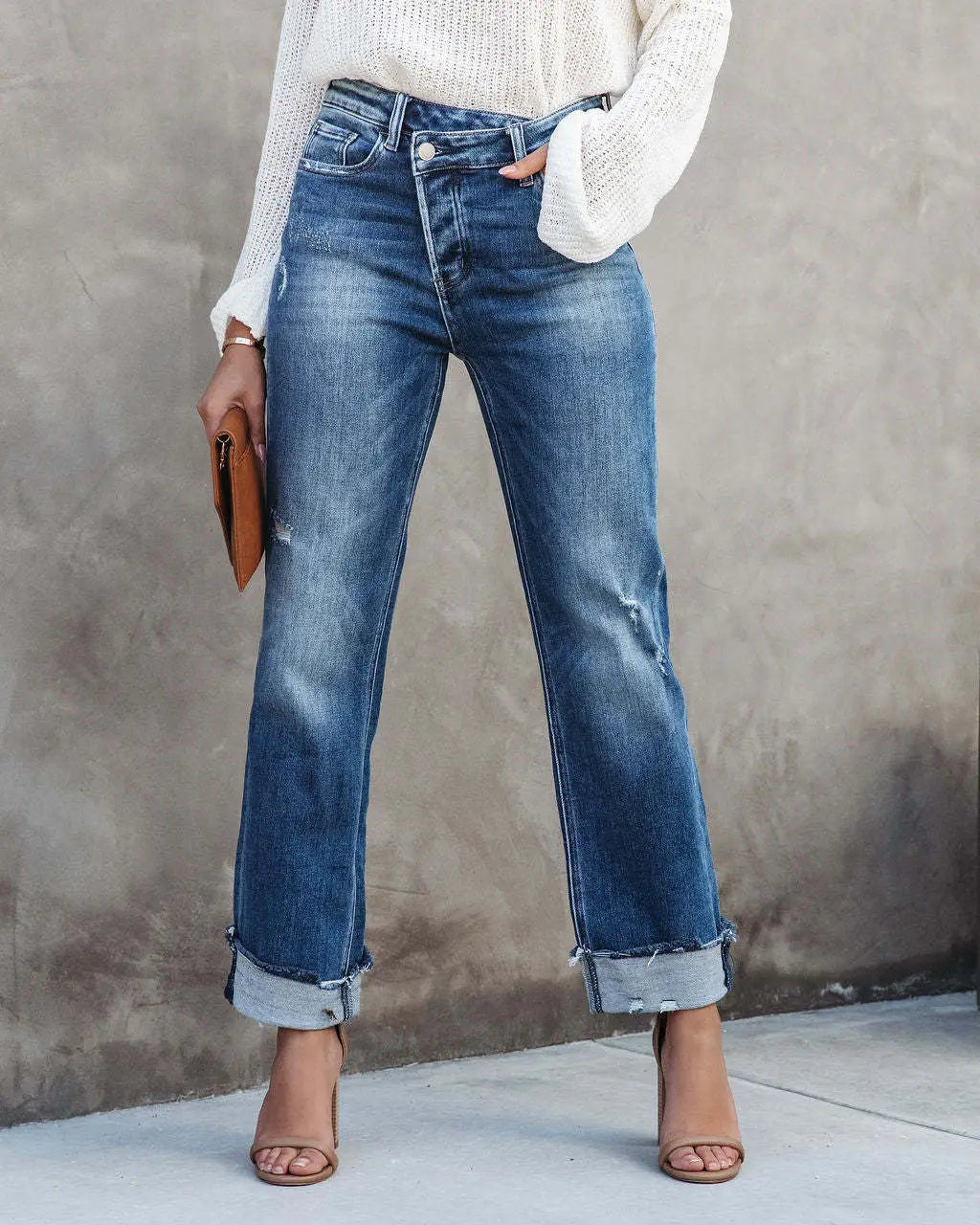 Women’s Fashion Individual Casual Loose Jeans