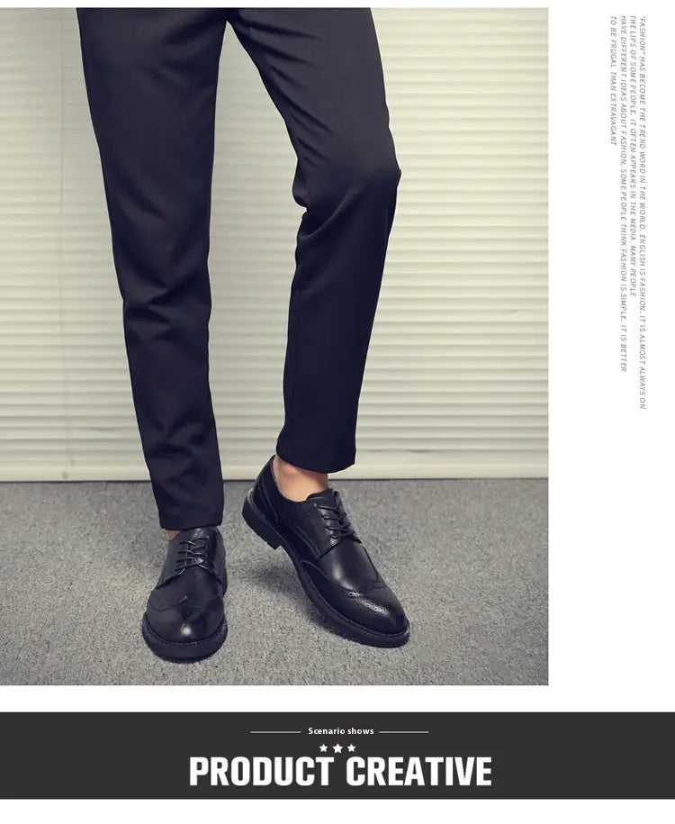 Plus Size Men’s Leather Shoes