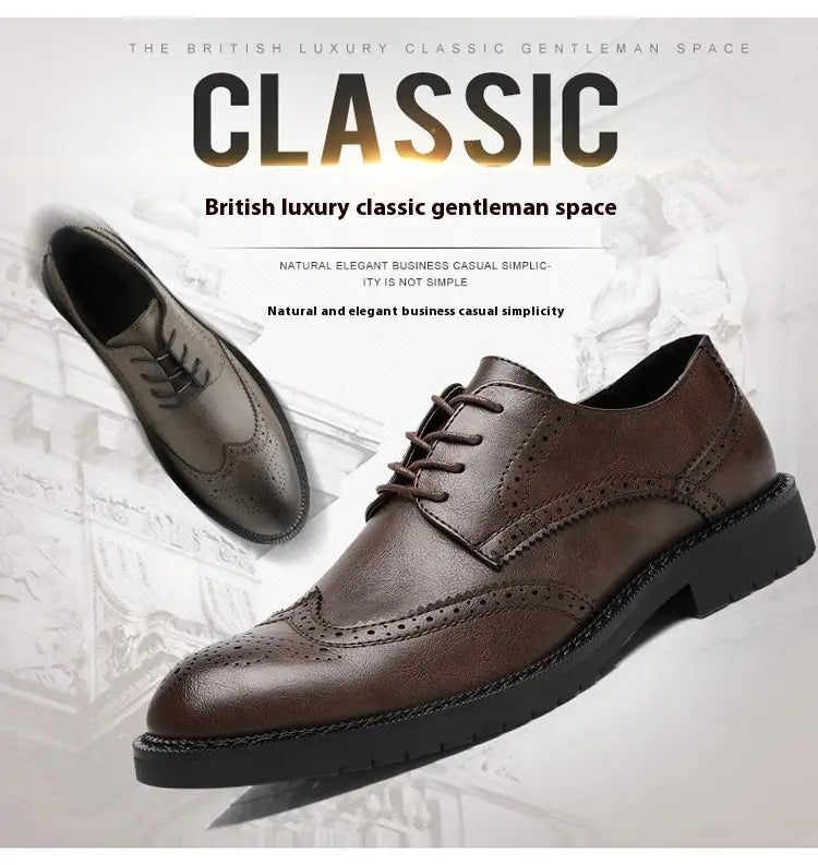 Plus Size Men’s Leather Shoes