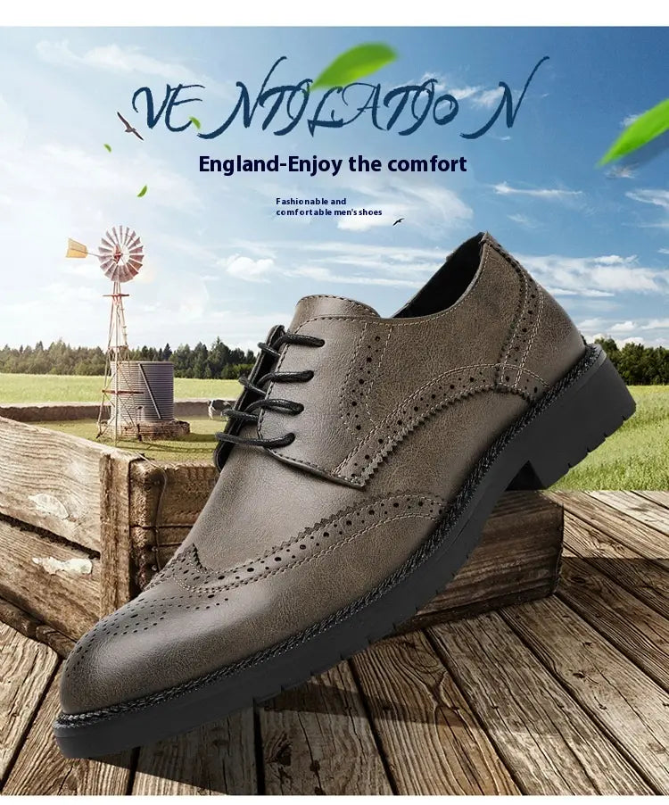 Plus Size Men’s Leather Shoes