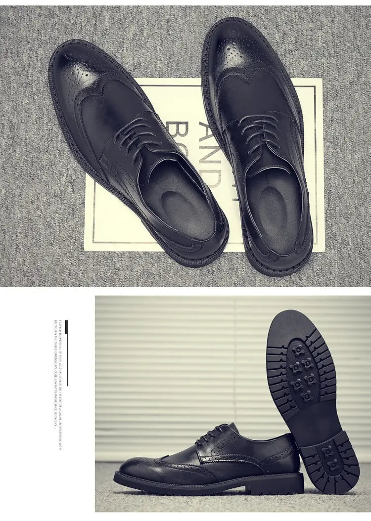 Plus Size Men’s Leather Shoes
