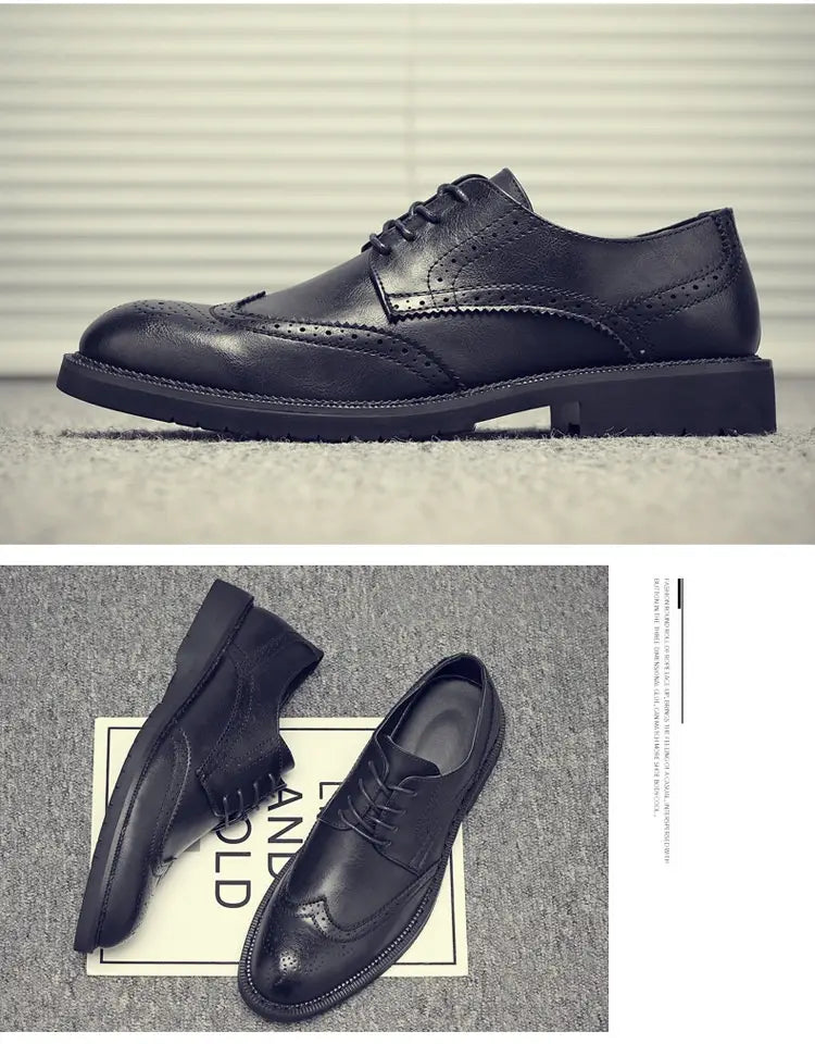 Plus Size Men’s Leather Shoes