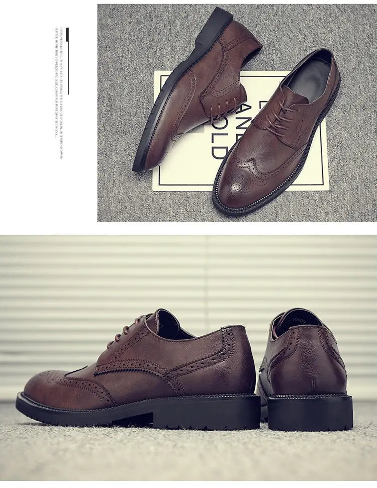 Plus Size Men’s Leather Shoes