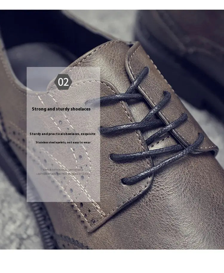 Plus Size Men’s Leather Shoes