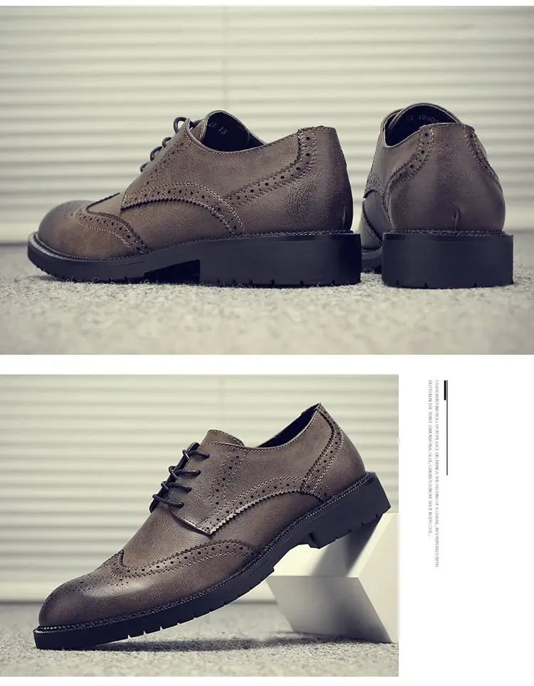 Plus Size Men’s Leather Shoes