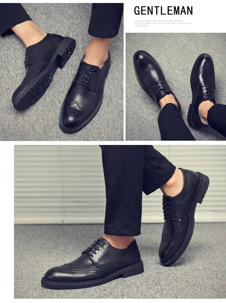 Plus Size Men’s Leather Shoes