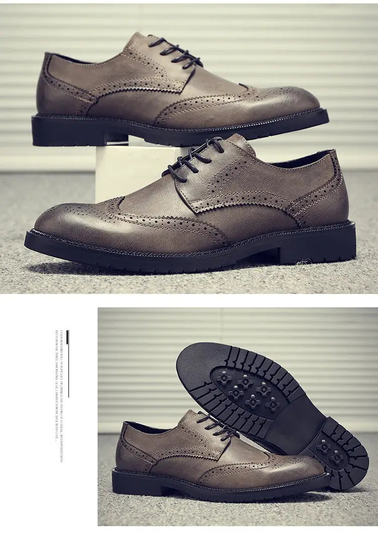Plus Size Men’s Leather Shoes