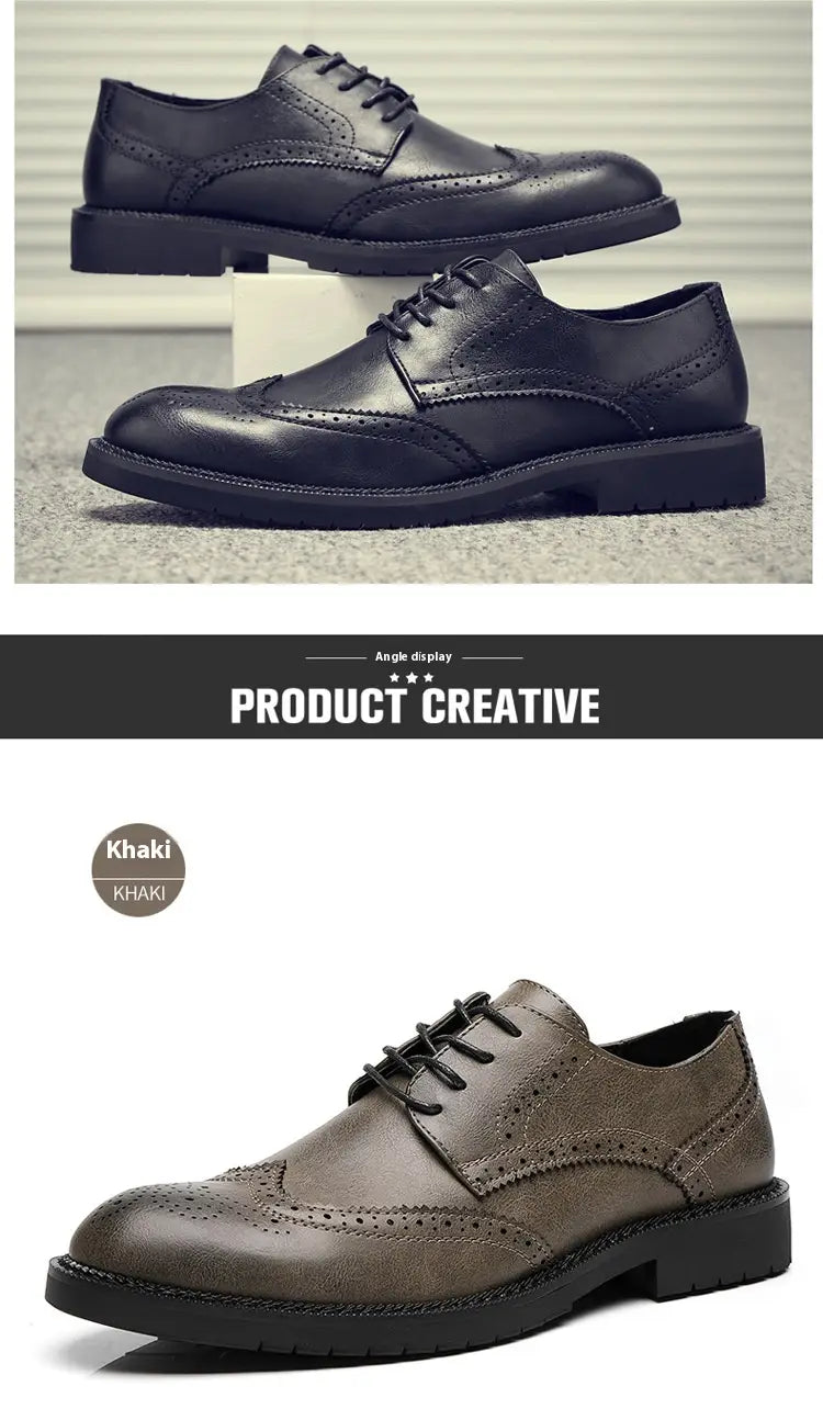 Plus Size Men’s Leather Shoes