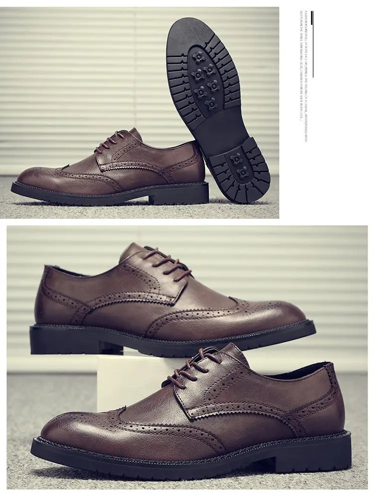 Plus Size Men’s Leather Shoes