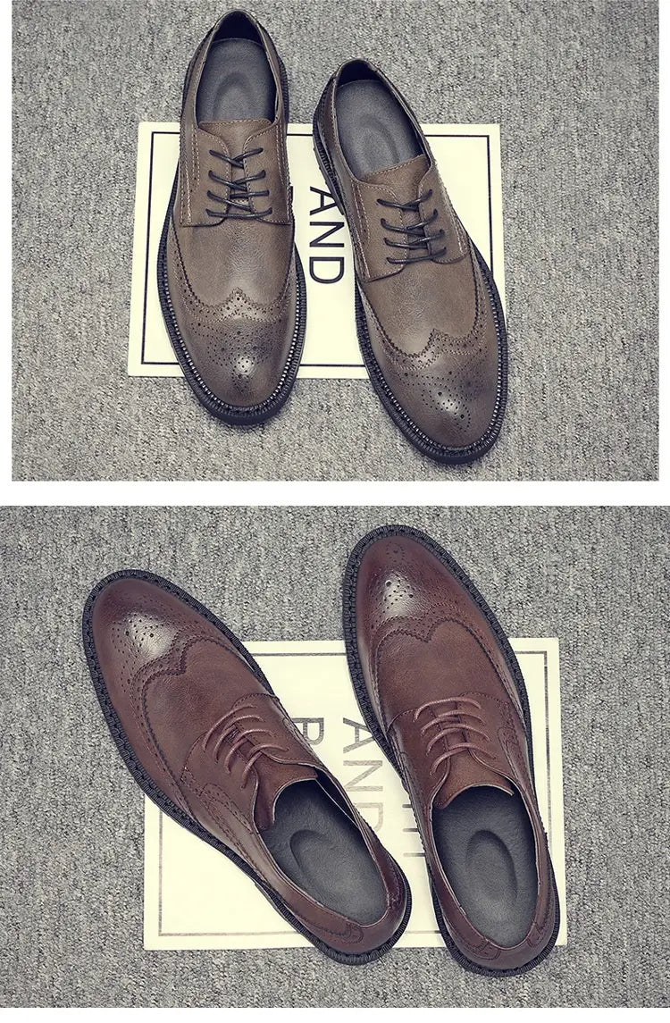 Plus Size Men’s Leather Shoes