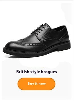 Plus Size Men’s Leather Shoes