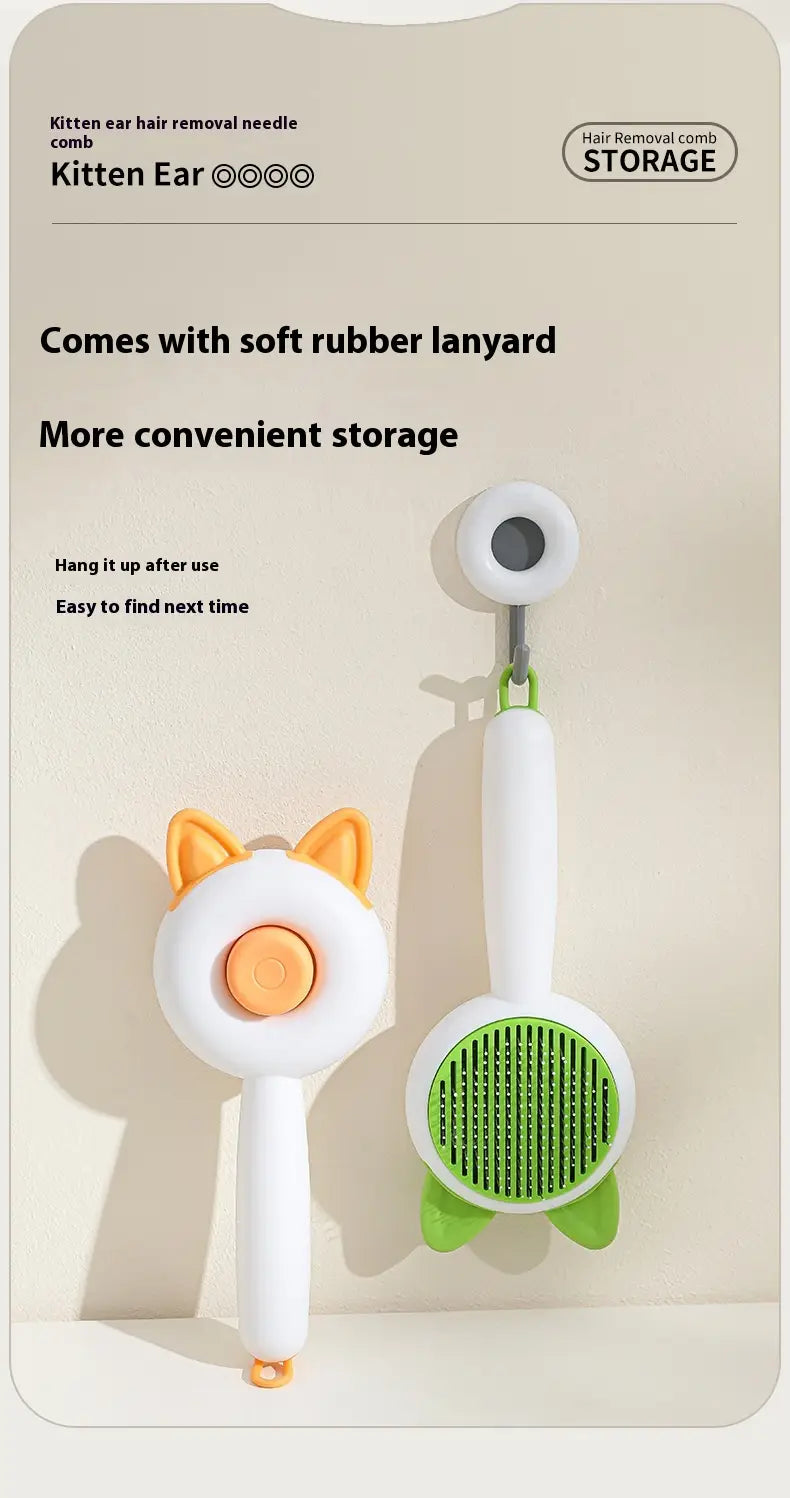 Pet Dog Brush Cat Comb Self Cleaning Pet Hair Remover Brush For Dogs Cats Grooming Tools Pets Dematting Comb Dogs