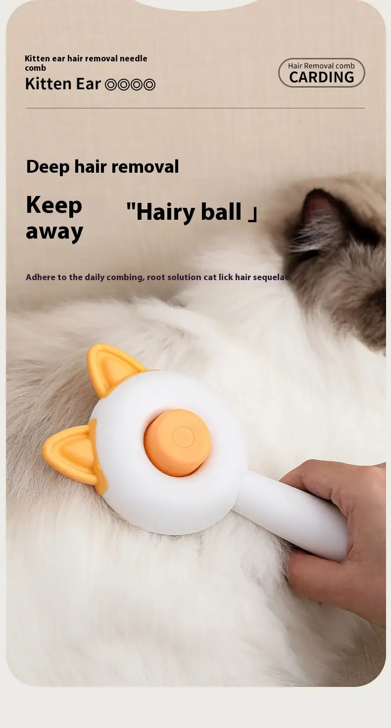 Pet Dog Brush Cat Comb Self Cleaning Pet Hair Remover Brush For Dogs Cats Grooming Tools Pets Dematting Comb Dogs