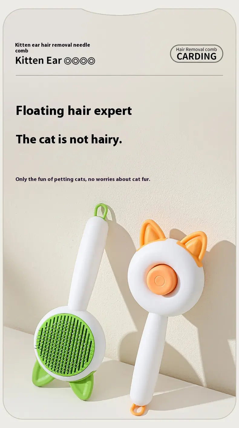 Pet Dog Brush Cat Comb Self Cleaning Pet Hair Remover Brush For Dogs Cats Grooming Tools Pets Dematting Comb Dogs