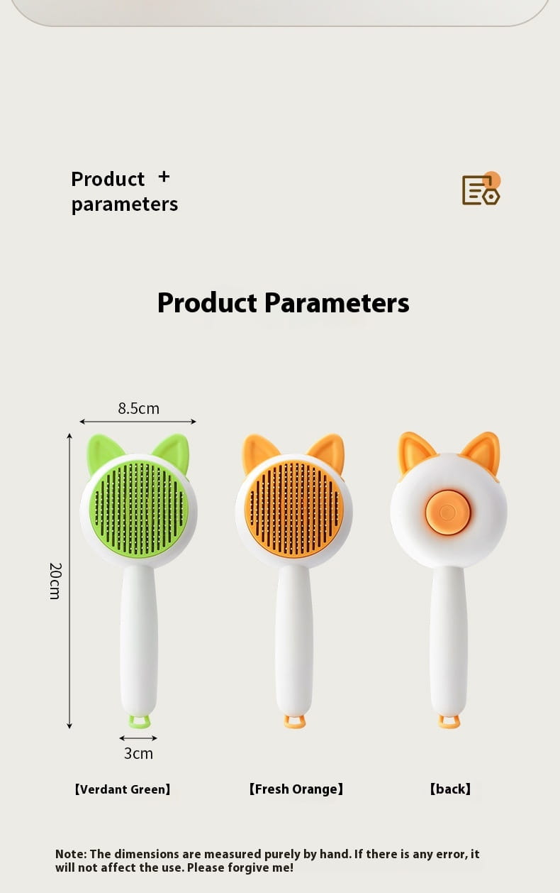 Pet Dog Brush Cat Comb Self Cleaning Pet Hair Remover Brush For Dogs Cats Grooming Tools Pets Dematting Comb Dogs