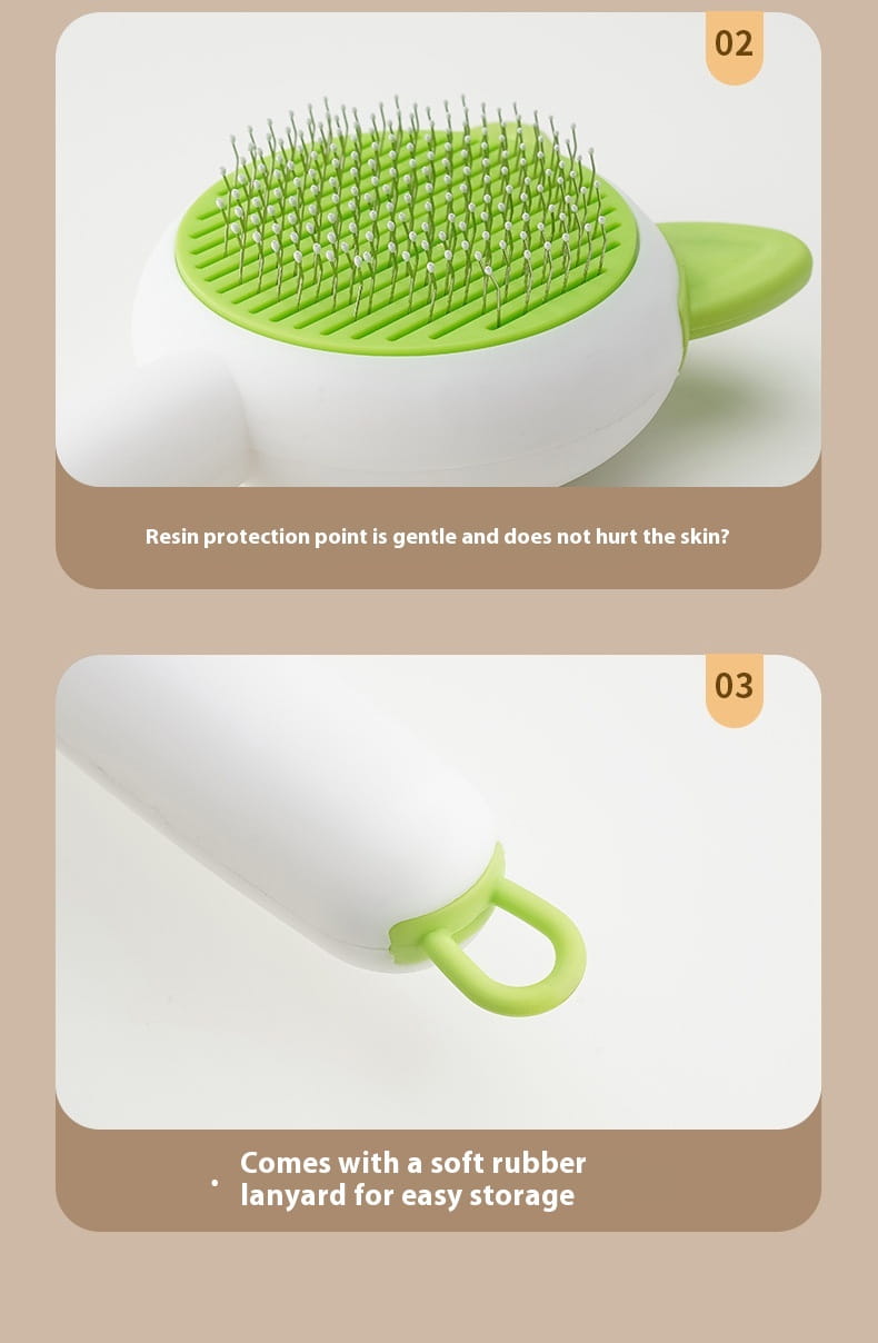 Pet Dog Brush Cat Comb Self Cleaning Pet Hair Remover Brush For Dogs Cats Grooming Tools Pets Dematting Comb Dogs