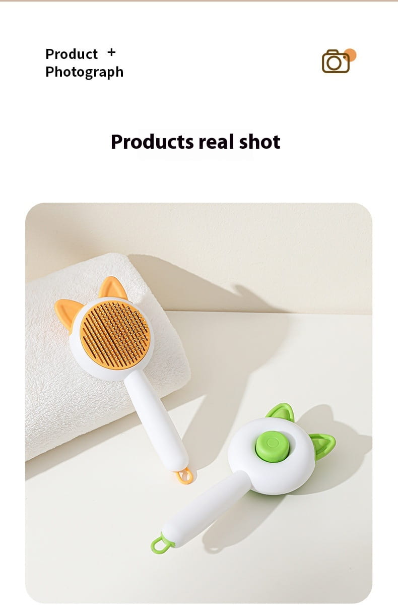 Pet Dog Brush Cat Comb Self Cleaning Pet Hair Remover Brush For Dogs Cats Grooming Tools Pets Dematting Comb Dogs