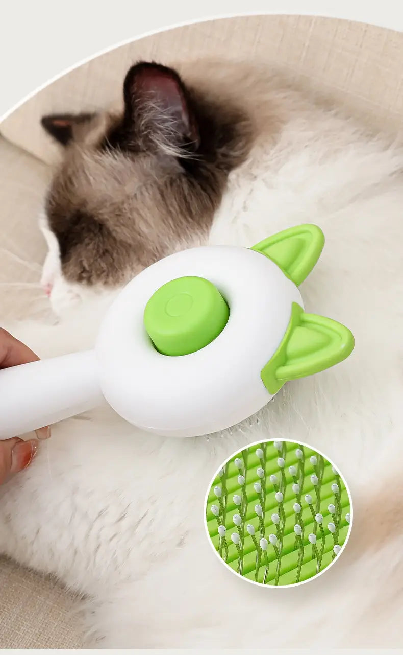 Pet Dog Brush Cat Comb Self Cleaning Pet Hair Remover Brush For Dogs Cats Grooming Tools Pets Dematting Comb Dogs