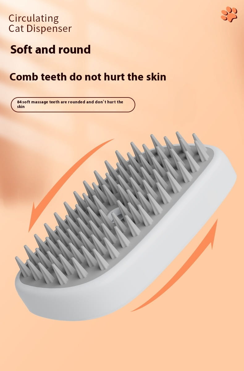 USB Rechargeable Pets Steam Brush Spray Massage Comb Pet Grooming Tools Cat Steam Comb Pet Products