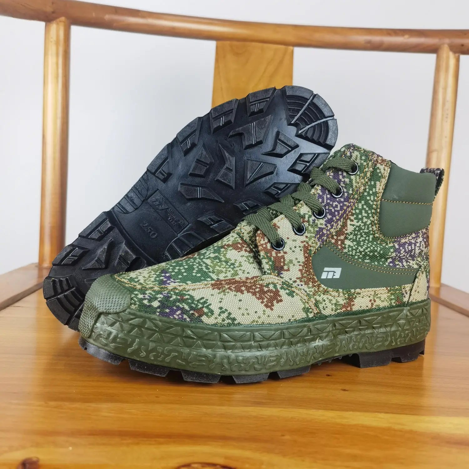 Men’s Non-slip Labor Protection Canvas Wear-resisting Casual Rubber Shoes