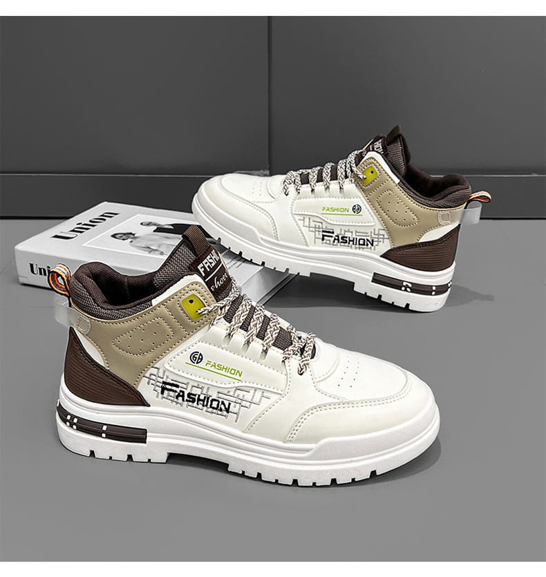 Outdoor Sports Platform Men’s High-top Tooling Snow Boots