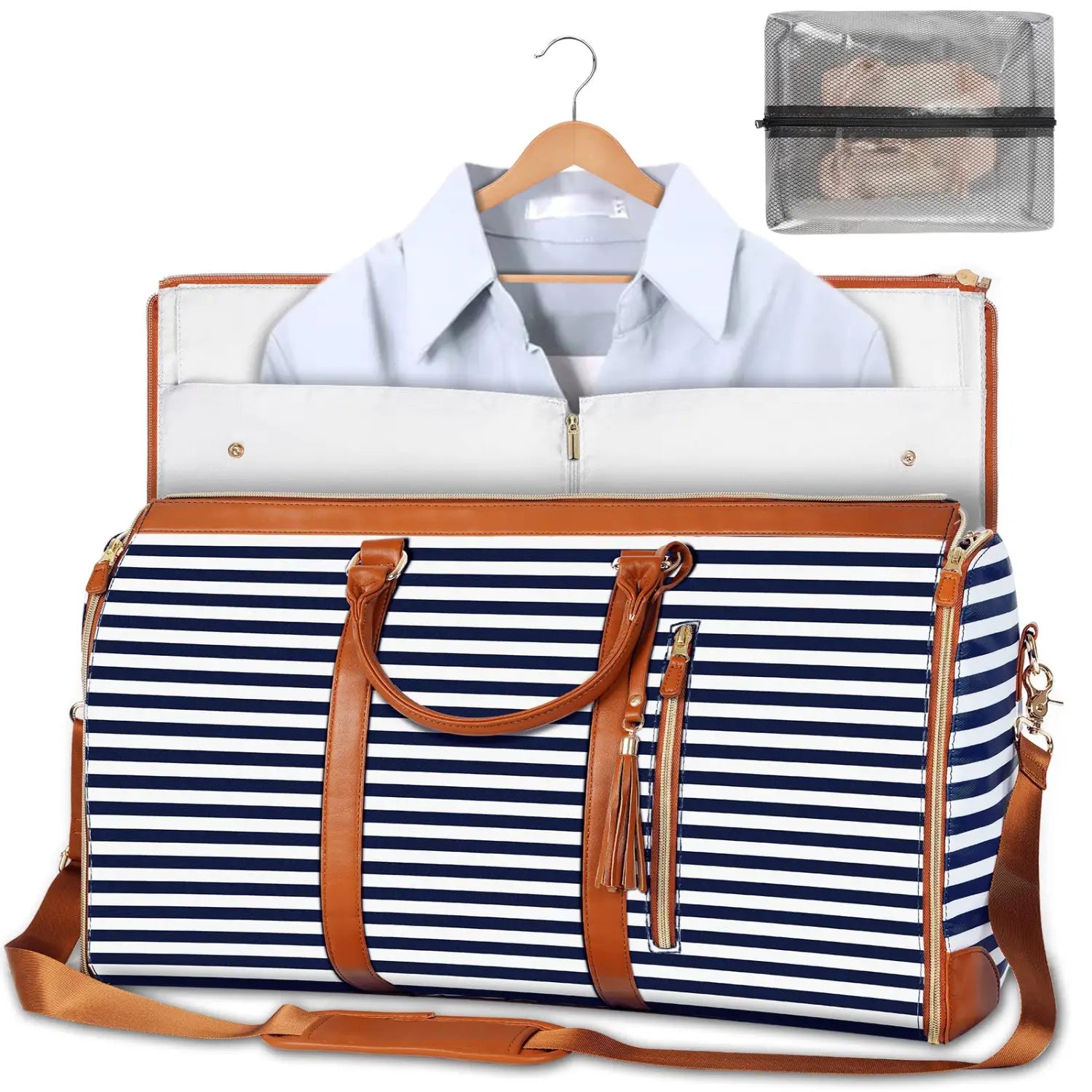 Large Capacity Travel Duffle Bag Women’s Handbag Folding Suit Bag Waterproof Clothes Totes