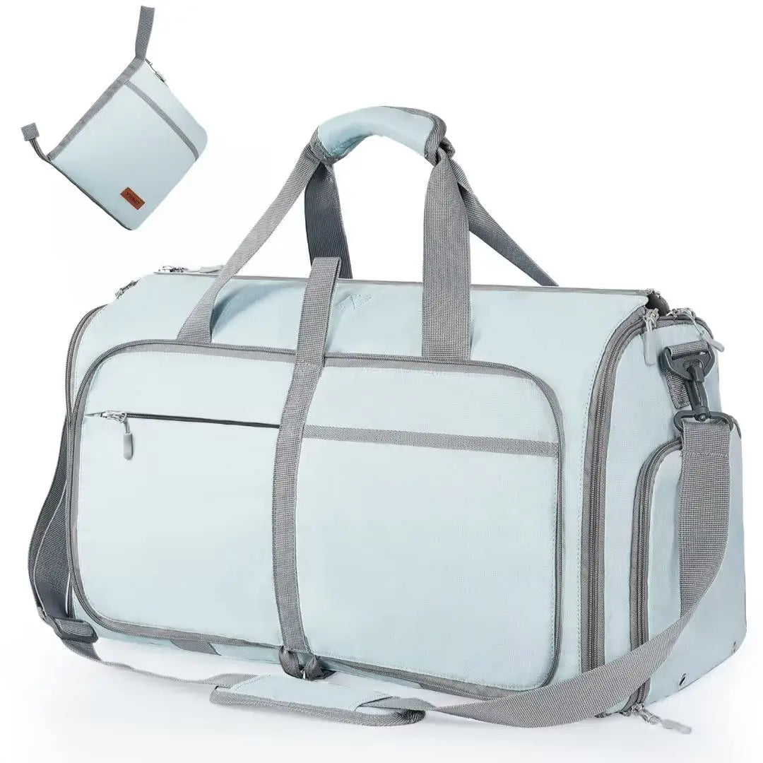 Large Capacity Travel Duffle Bag Women’s Handbag Folding Suit Bag Waterproof Clothes Totes