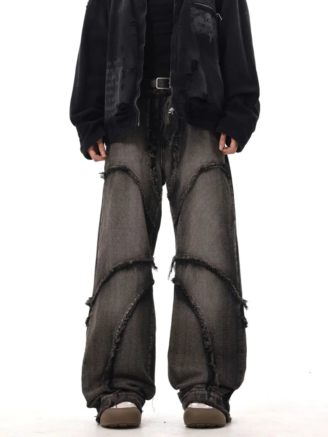 Women’s Clothing New Real Shot American Distressed Heavy Industry Straight Jeans