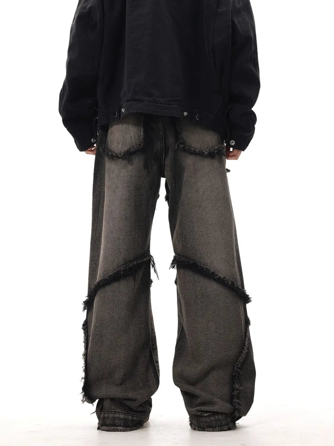 Women’s Clothing New Real Shot American Distressed Heavy Industry Straight Jeans