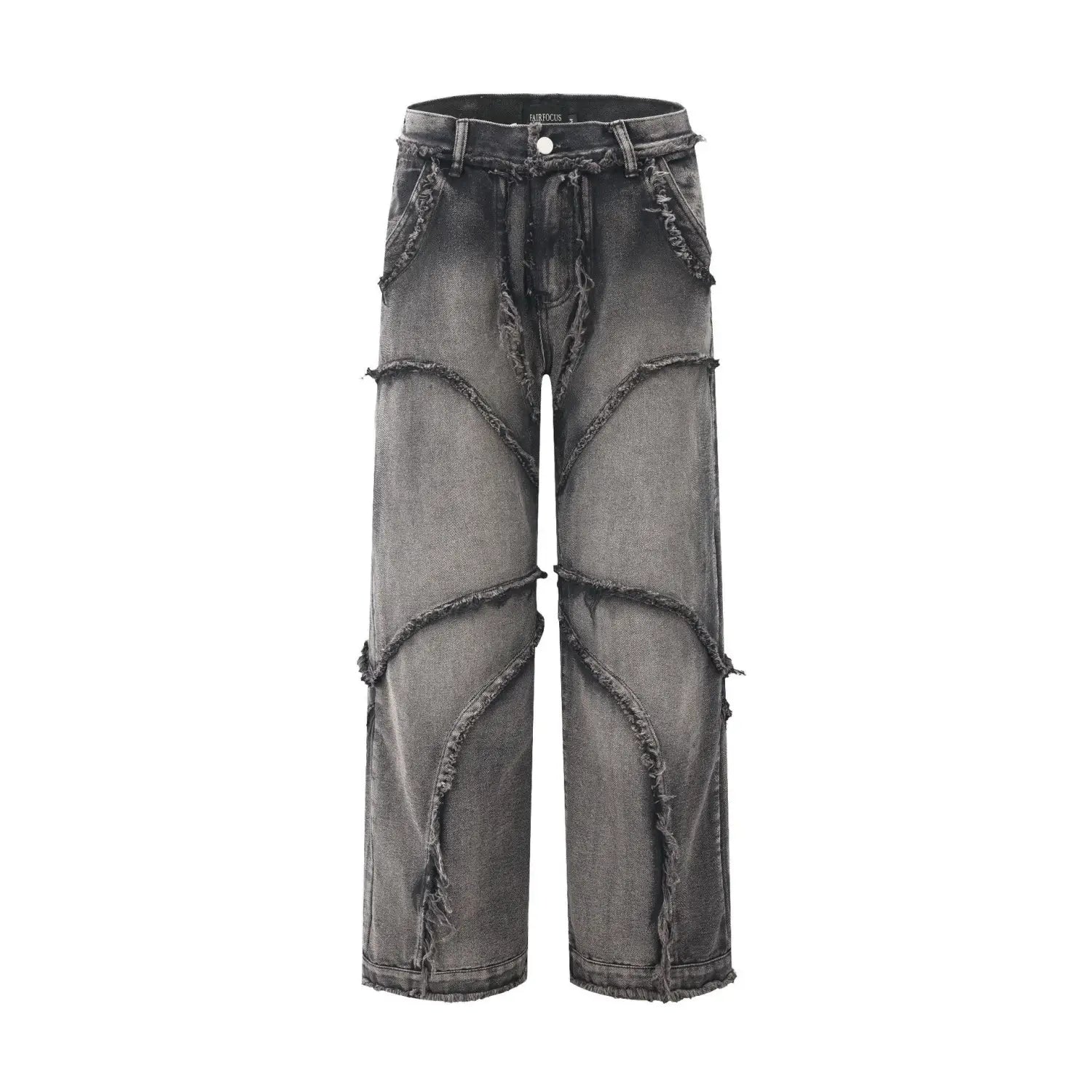 Women’s Clothing New Real Shot American Distressed Heavy Industry Straight Jeans