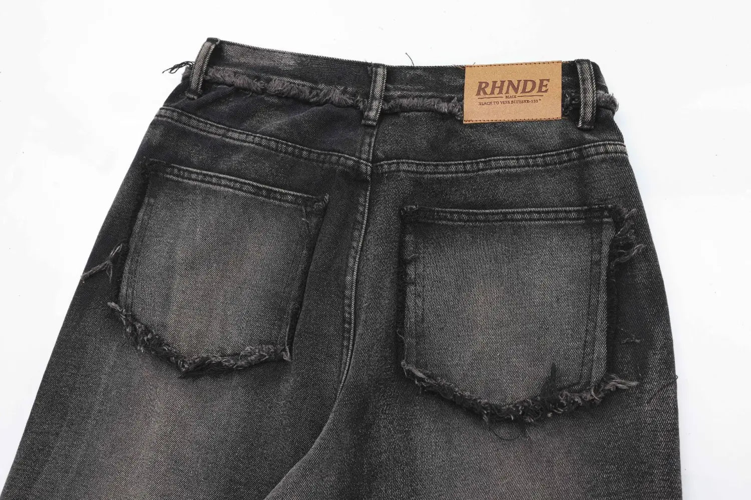 Women’s Clothing New Real Shot American Distressed Heavy Industry Straight Jeans