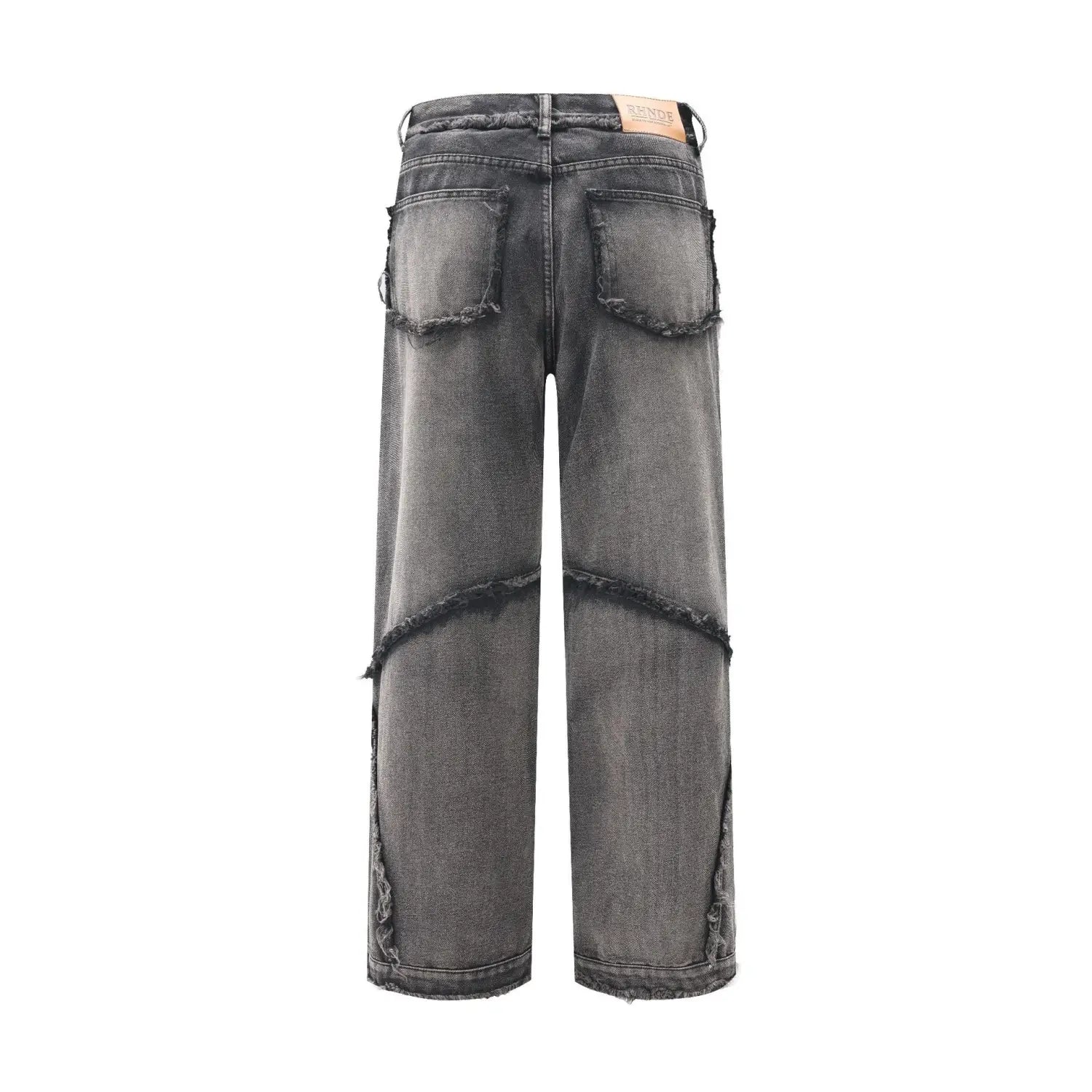 Women’s Clothing New Real Shot American Distressed Heavy Industry Straight Jeans