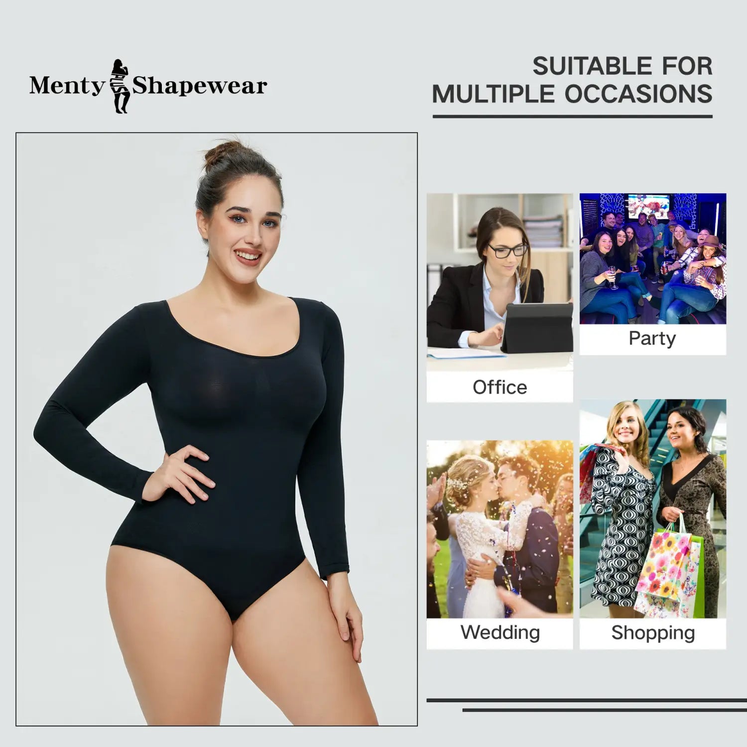 Jumpsuit Women’s Bottoming Shirt Long Sleeve Corset One-piece Corset